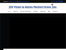 Tablet Screenshot of jds-productions.com